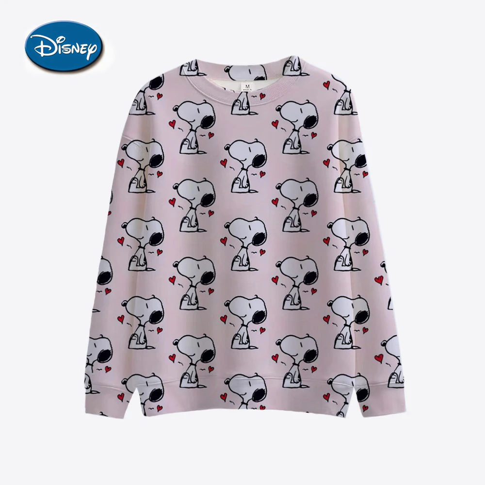 American Cartoon Comics Snoopy Hoodie Women Man Pullover Tops Spring Autumn Men 2024 New Casual Couple Sweatshirt Clothing