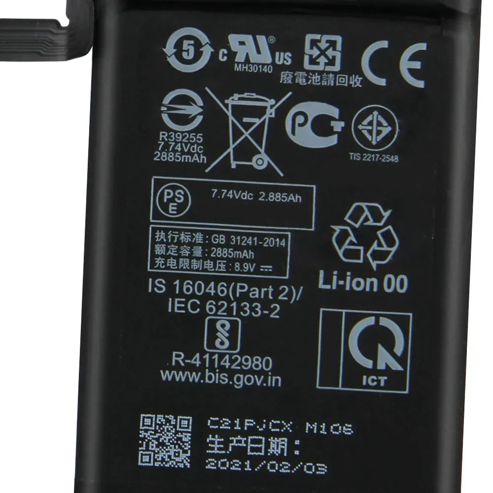 For ASUS RONG5 ROG5 Phone5 I005DA C21P2101 For ASUS ROG7 Phone7 ROG6 Phone6 Replacement Phone Battery C21P2001