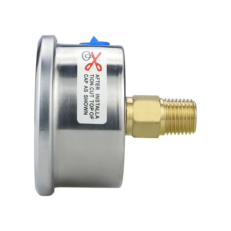 MAIRUIKESI Pressure Gauge 2 inch(50mm ) 2.5% NPT,G,ZG1/4 Steel case Back Connection Vacuum Mamometer For Hydrualic Water Gas