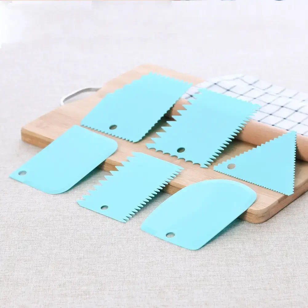 Pottery Plastic Scraper Tools Cake Pastry Clay Sculpture Tooth Shape Pottery Clay Sculpture Carving Tool DIY Clay Texture Scrape