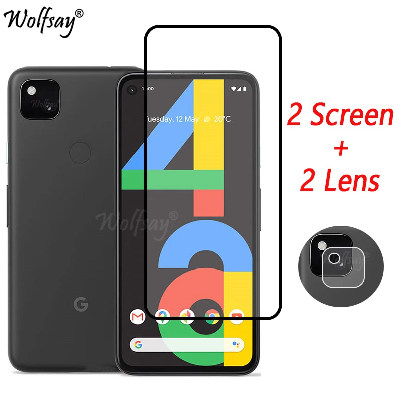 Full Cover Tempered Glass For Google Pixel 4A Screen Protector For Google Pixel 6A 5 4A 5A Camera Glass For Google Pixel 6 Glass