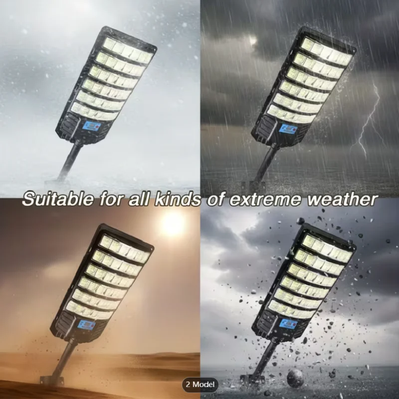Ultra-Bright Solar Motion Sensor Street Light Powerful LED Solar Outdoor Courtyard Lamp Outdoor Lighting Fixture for Garage