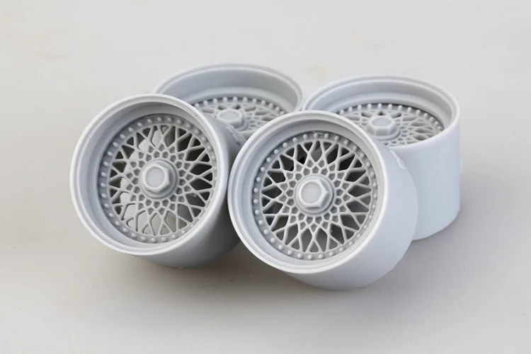 HobbyDesign 1:18 18'BBS RS Wheel Model HD03-0334 Modifying and Assembling Model Accessories