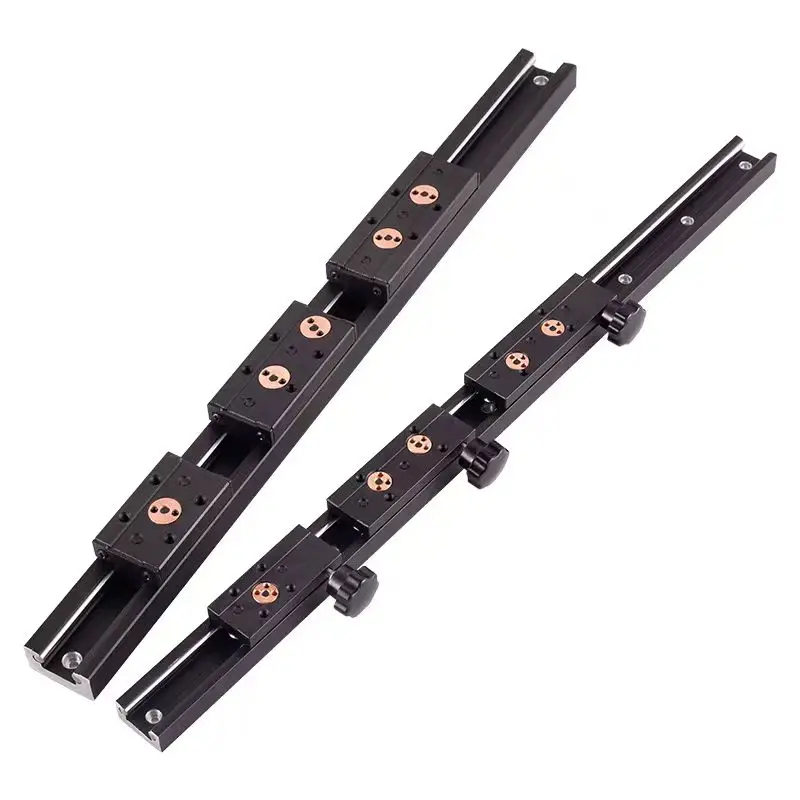 Blackening Built-in dual-axis linear guide 28mm SGR10 Roller slide 1 set: 1 SGB10 block and 1 SGR10 Woodworking guide cnc