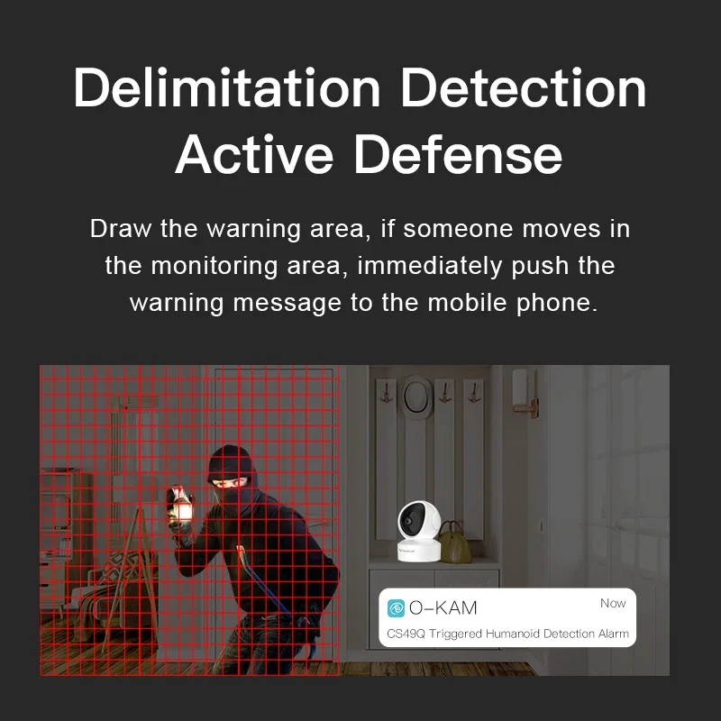 Vstarcam CS49Q Home Security Camera 360° / 1296P/2560P HD 2.4G/5G WiFi Night Vision IP Detect Alarm Webcam Video Baby Monitor