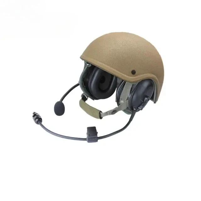 

Military Armored Vehicles VHF Transceiver PRC6 Tank Headset DH132 Special Forces Communication Gear for Enhanced Team Coordinati