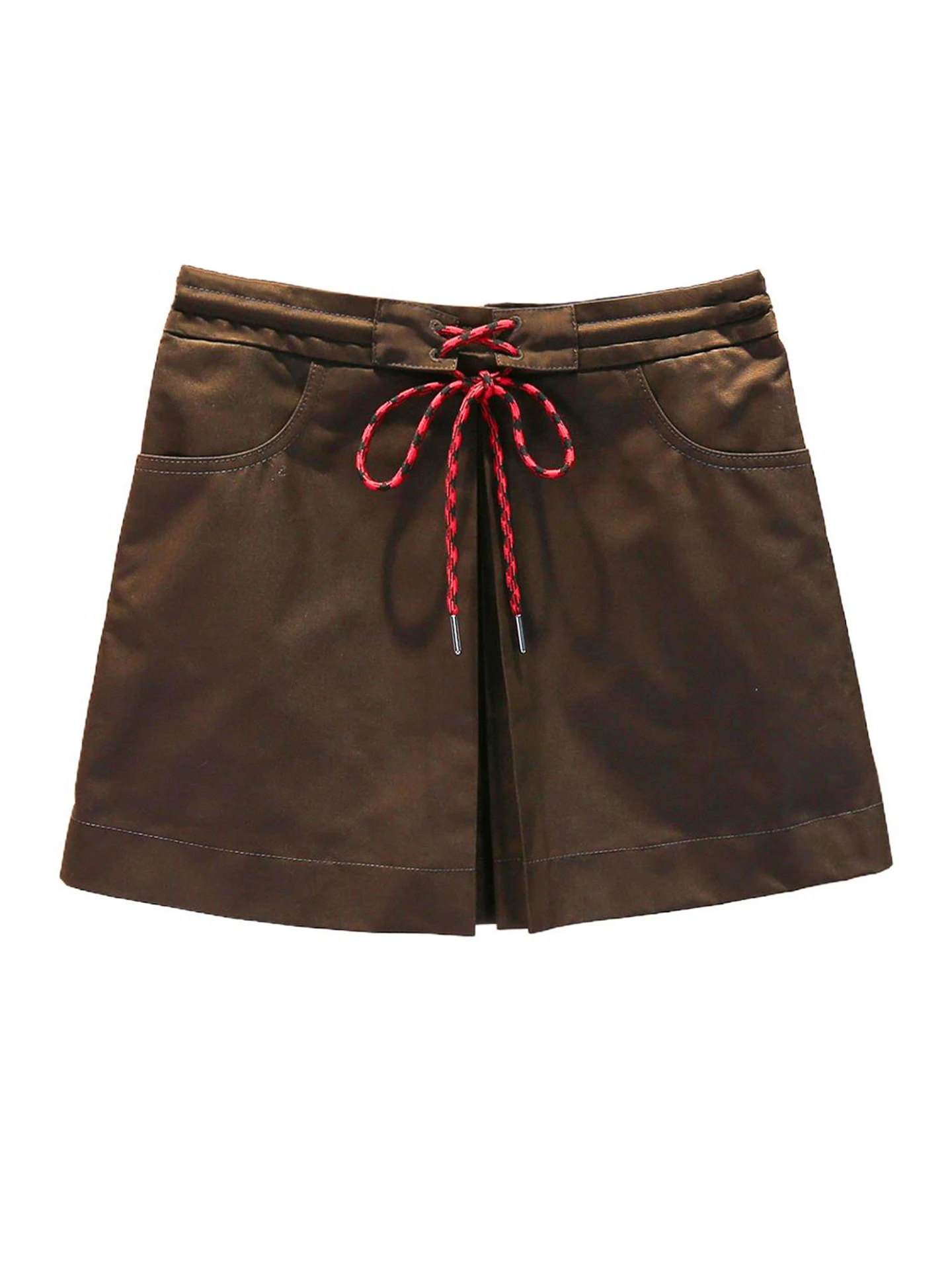 Hohe Taille Dstring ort Casual Vielseitige frauen Rock Hosen Hohe Taille Sommer Neue Ankunft Einfache Pendeln Sle