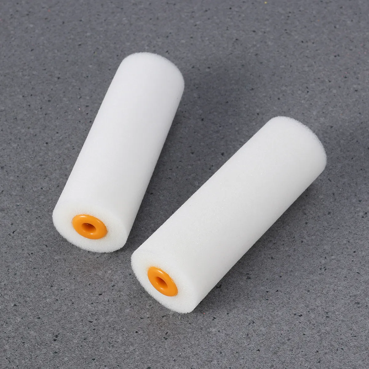 2Pcs 4 Inch Mini Foam Paint Roller Refill High Density Smooth Finish for Doors Windows Baseboards Chair Rails DIY Wall Painting