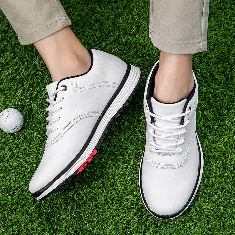 Mens Golf Shoes Professional Lightweight Golf Shoes Outdoor Golf Trainers Athletic Shoes Branded High-end Shoes