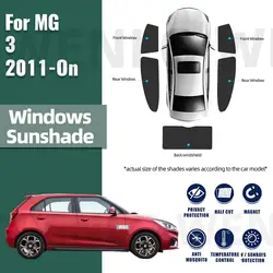 For MG 3 MG3 2011-2023 Car Sunshade Front Windshield Accessories Vehicle Curtain Side Window Sun Shade Visor Protector