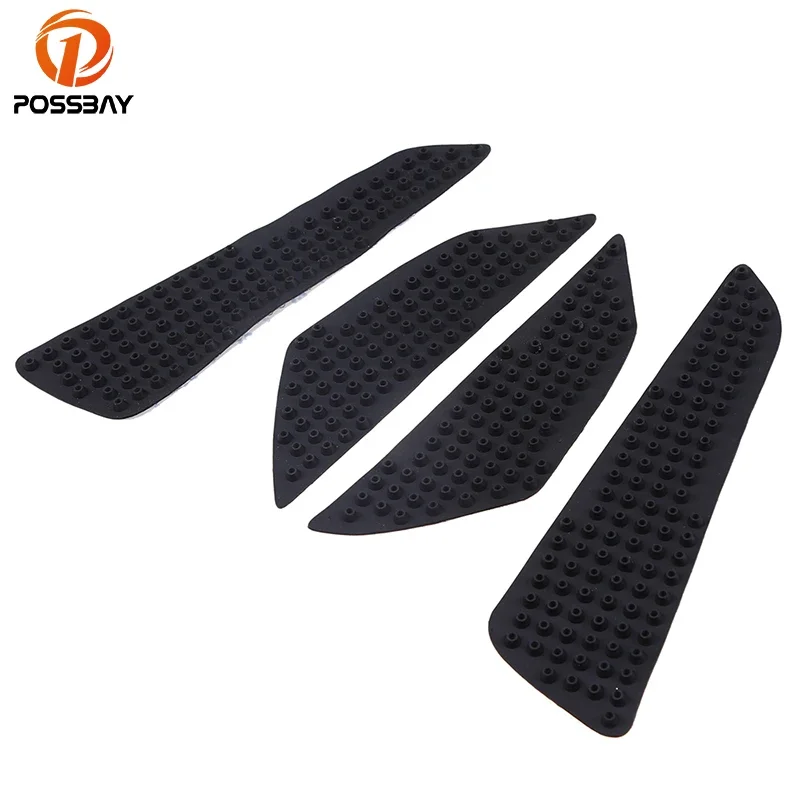 

POSSBAY Cafe Racer Motorcycle Anti Slip Tank Pad Sticker Universal for Most Motorbike Gas Knee Grip Traction Pads Protectors