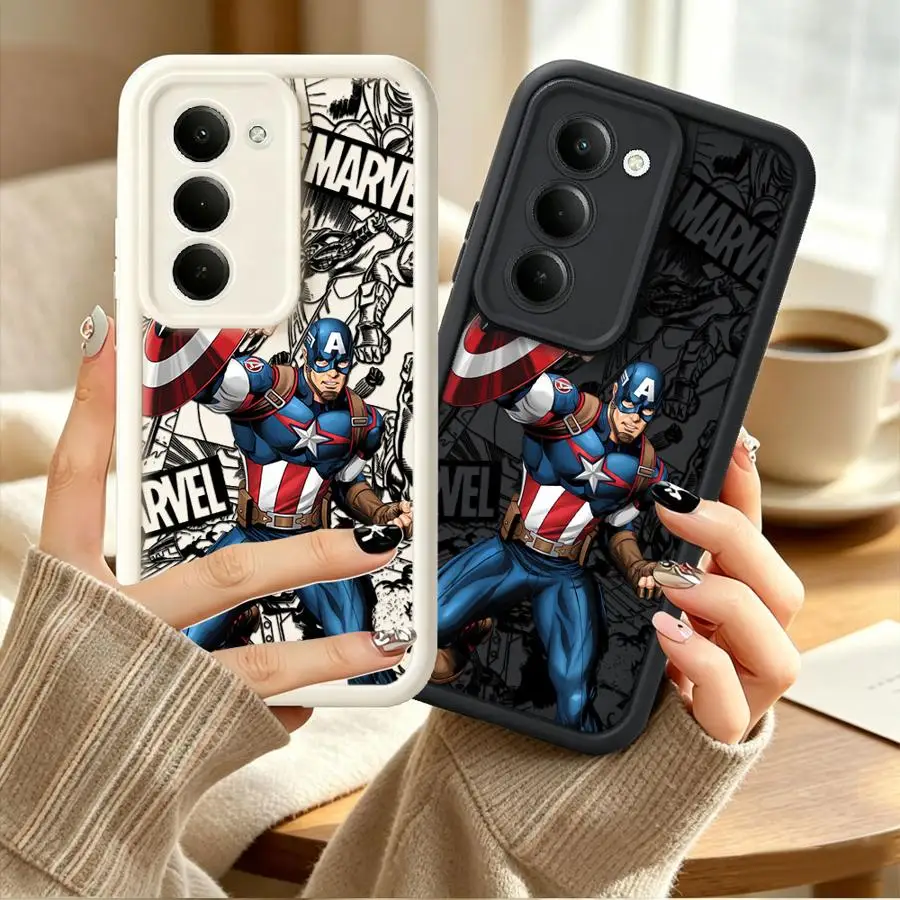 New Captain America Case for Samsung Galaxy A12 A13 A35 A23 A34 A26 A32 A56 A15 A16 Phone Cover A36 A51 A73 A71 A72 A53 A54