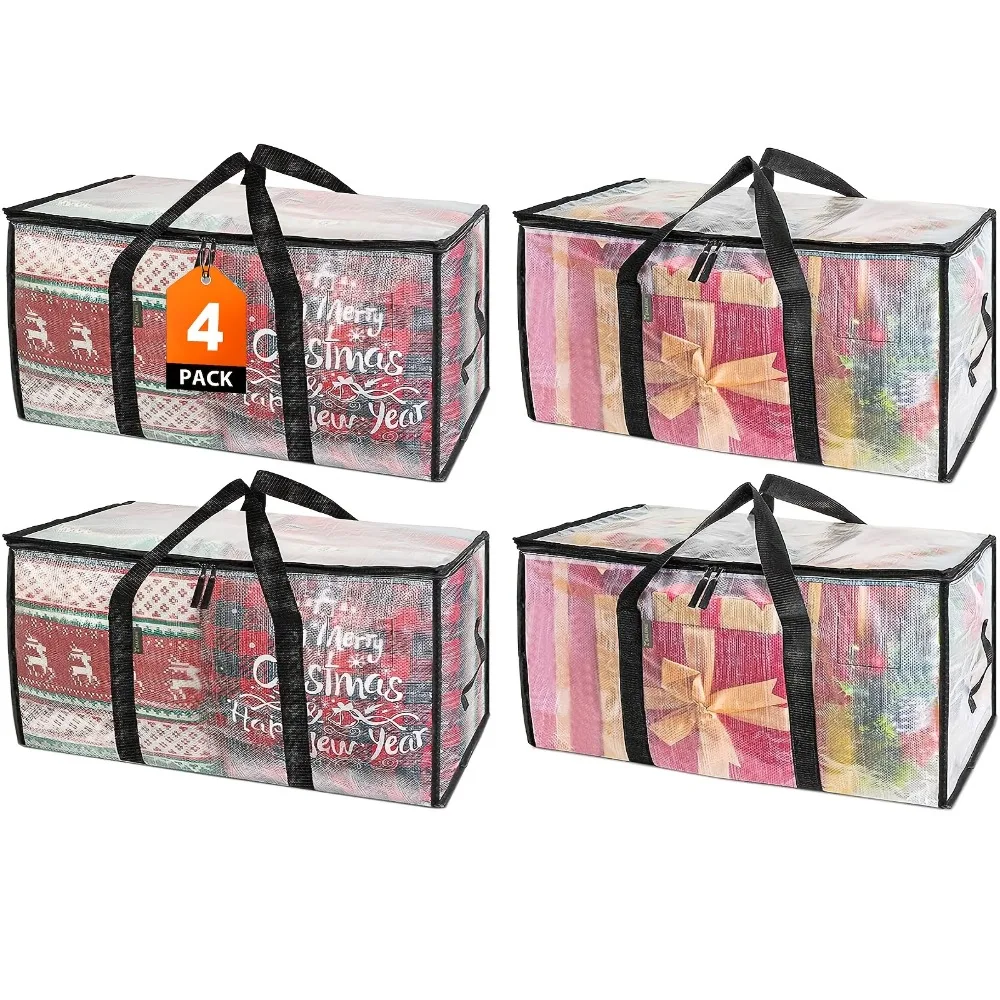 

Oversized Moving Bags Available in Packs of 4, 6, 8, Or 12, Featuring Sturdy Handles. These Heavy-Duty Storage Totes Are Ideal