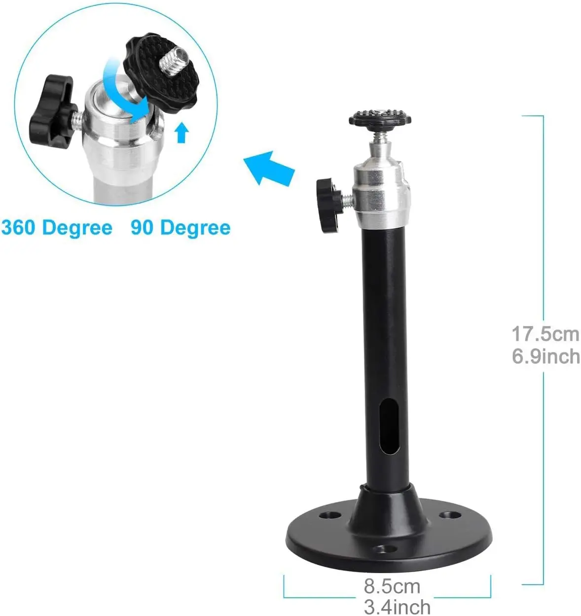 Salange Projector Stand Universal Projector Ceiling Bracket Wall Mount for XGIMI DLP Mini Beamer HY300 HY320 YG300 LED Projetor