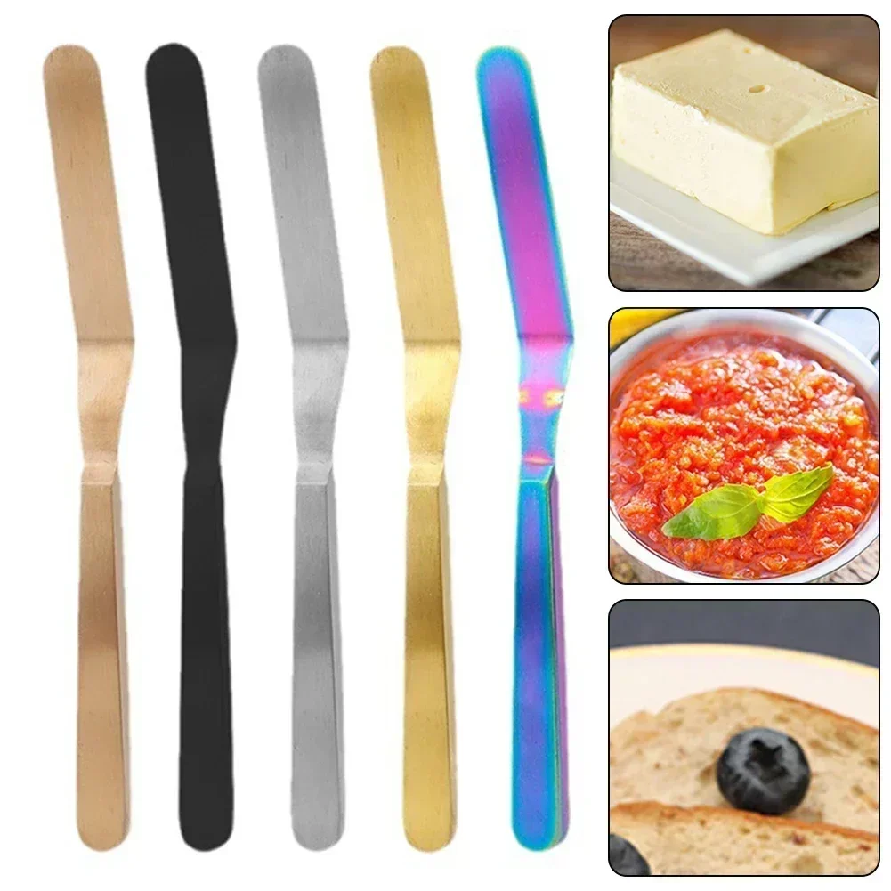 

Stainless Steel Cake Icing Spatula 8inch Offset Spatulas Butter Spreader Baking Kitchen Tool Easy To Grip