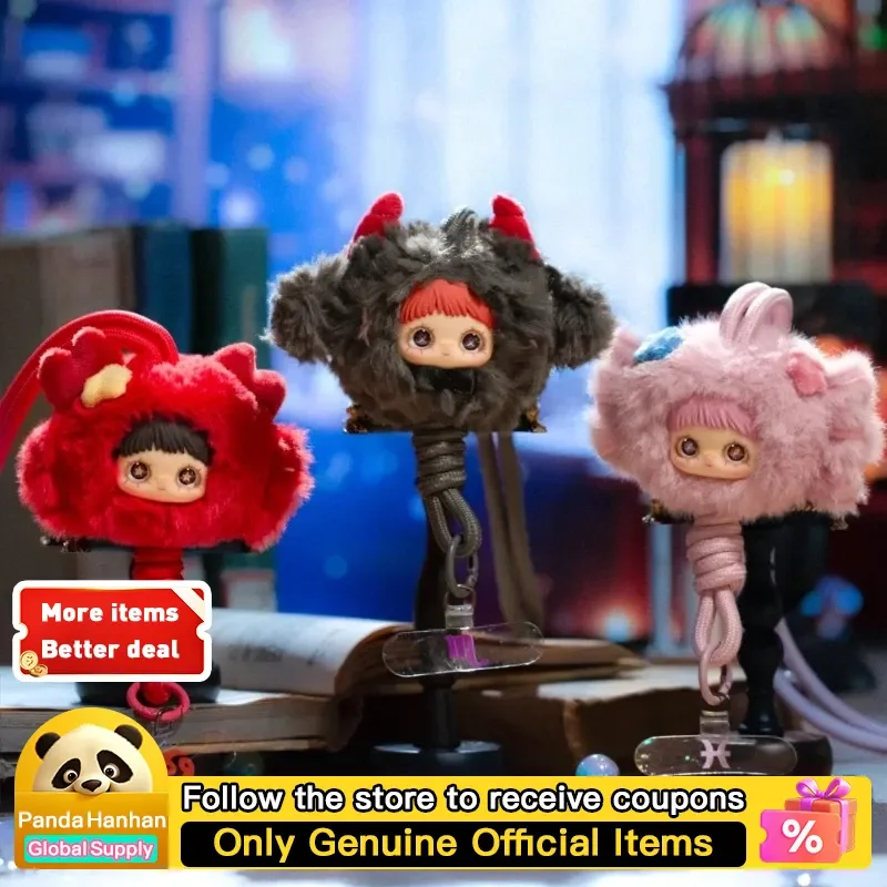 

In Stock Maymei Horoscope Stories Series Blind Box Vinyl Dolls Mystery Box Kawaii Plush Collectible Keychain Birthday Gift