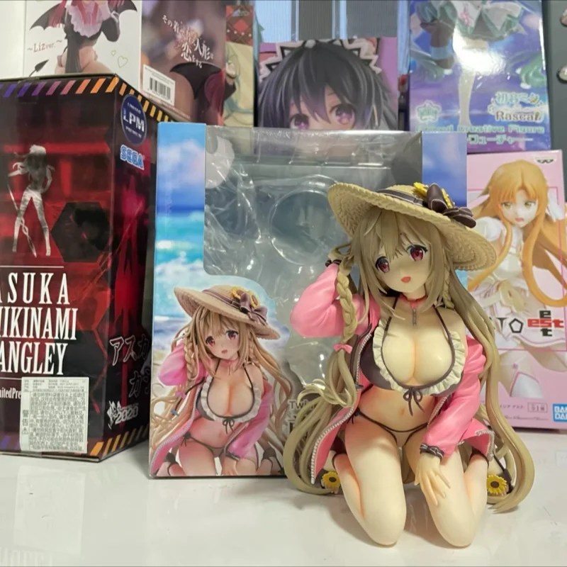 New Unioncreative Twinbox Maeda Shiori Anime Figure Collectible Model Toy Bikini Swimsuit Character Statue For Desktop Display