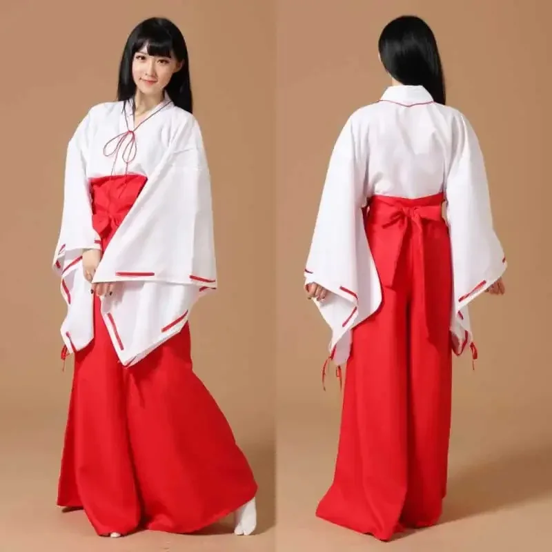 

2025 ♥ Новый аниме Inuyasha Kikyo косплей женская японская корейская одежда костюм на Хэллоуин ☆ ★