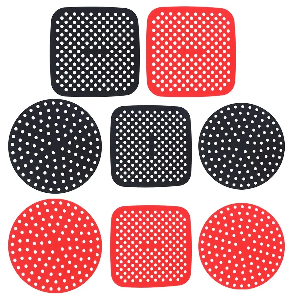 Air Fryer Silicone Mat Kitchen Accessories Nonstick Baking Mat Pastry Tools Accessories Bakeware Oil Mats