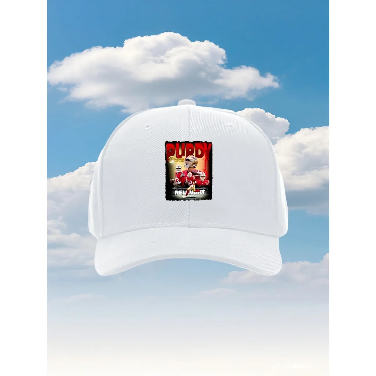 قبعة سائق الشاحنة Brock Purdy Sublimation 2025 موديل جديد مع مقاس قابل للتعديل وتصميم مطبوع ممتع، مثالية للأنشطة الخارجية