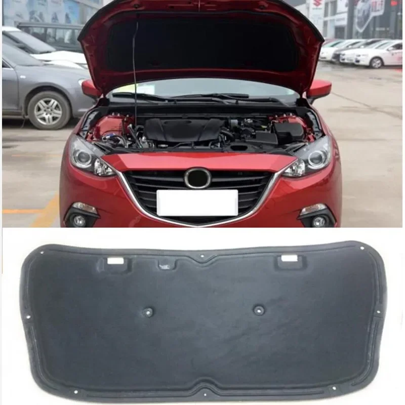 

For Mazda 3 Heat Sound Insulation Cotton Front Hood Engine Firewall Mat Pad Cover Noise Deadener 2014 2015 2016 2017 -2021 Z