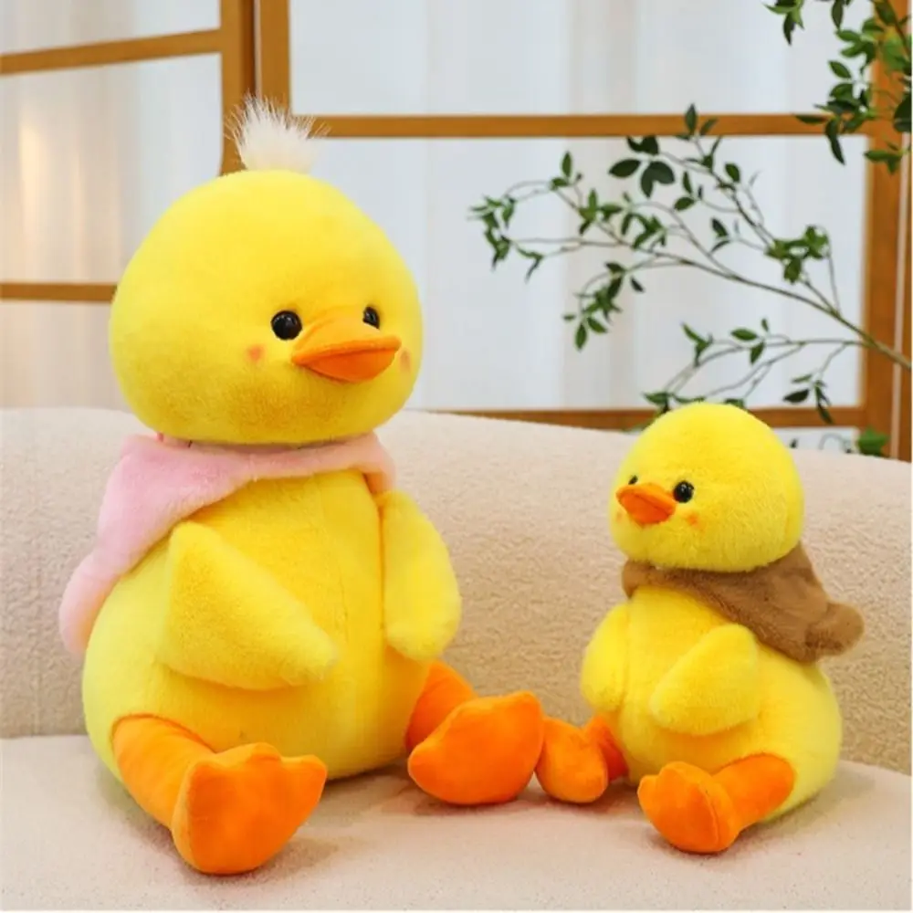 PP Cotton Dinosaur Hood Duck Plush Toys Ornament Fluffy Bear Hood Duck Appease Doll Soft 25/35/40cm