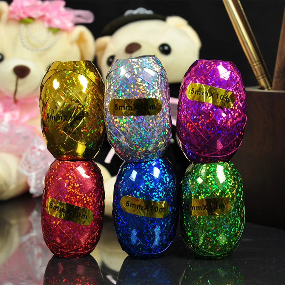 

18 Rolls Balloon Ribbon Plastic Decorative Durable Streamer Wedding Birthday Party DIY Gift Wrapping Decoration