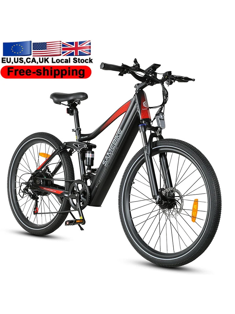 AliExpress NONE Electric Bike 750W Peak Power Brushless Motor 48V14AH Lithium Battery Mountain Bicycle Adult with Dual Shock 26" Tire Ebike
