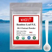 Bolsa De embalaje para Extracto De Hoja De Bambú, extracto De sílice De bambú orgánico/polvo De hojas para antienvejecimiento, antiséptico, antibacterianox