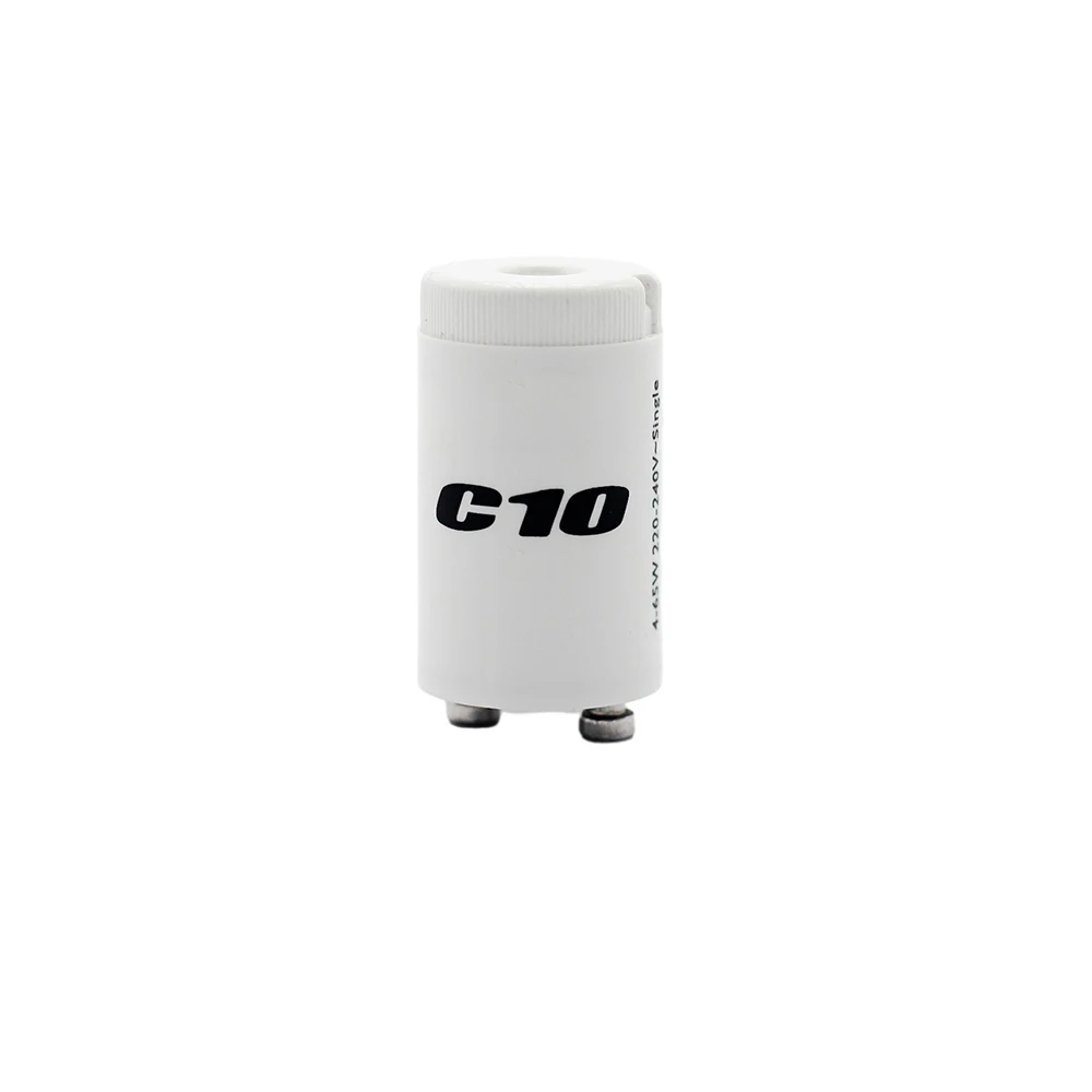 Fluorescent Light Starter C2 C10 For Philips 4-22W 4-65W Fluorescent Light Starter Compatible With S10 S2