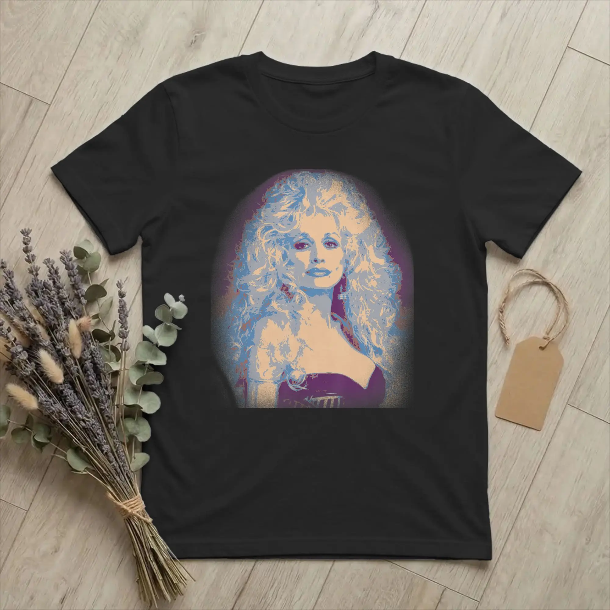 Dollys Singer Partons Dissolved Vintage Men T Shirt Portrait Novelty Tee Shirt Short Sleeve Crewneck T-Shirt Gift  merchandise
