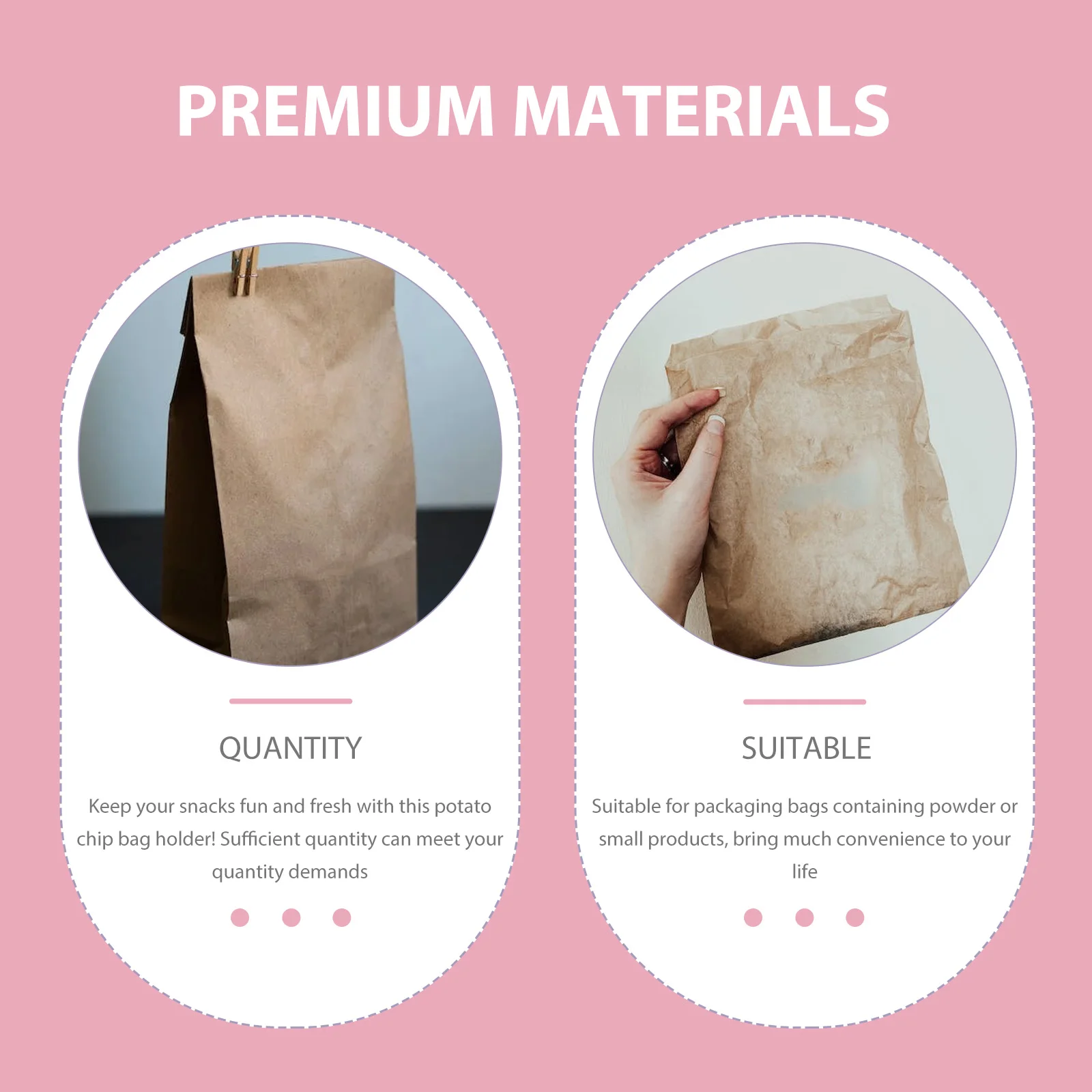 

6Pcs Fresh Keeping Food Bag Clips ABS Sealers Strong Close for Snack Bag Pouch Chip Packaging Household Use