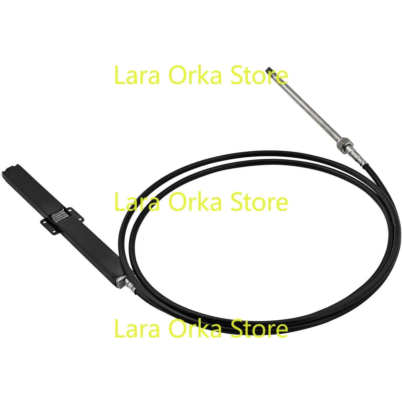 SSC13415 Mechanical Steering Cable 15FT, Back Mount Rack Single Cable New, Replacement for Seastar SH5210P, SH5230P, SB39526P