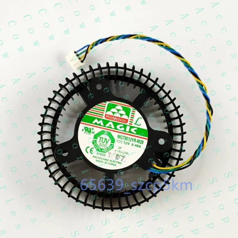 PP+ FOR Protechnic Magic MGT8012YR-W20 75mm Video Card Fan For 8800GTS XFXGTS250