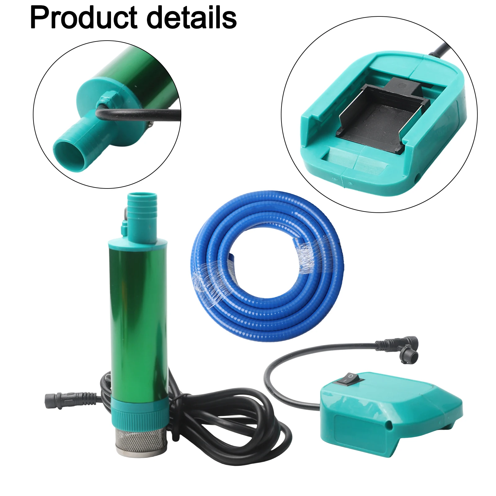 Portable Pump Cordless Diesel Pump Efficient Liquid Transfer 2.4M Cable Length Compact Dimensions Head 4-6m For MT 18V Battery