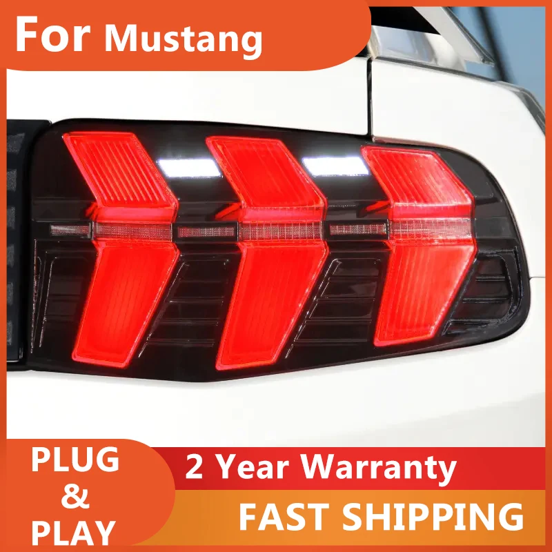 

Car Accessories for Ford Mustang Rear Lamp 2010-2012 Mustang Taillights DRL Fog Brake Turn Signal Reversing