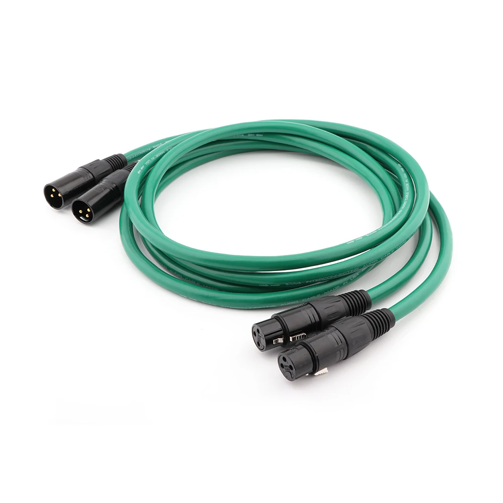 Free shipping promotionHi-End Mcintosh OFC Silver Plated Audio XLR Interconnect Signal wire HiFi Balanced Microphone Audio Cable