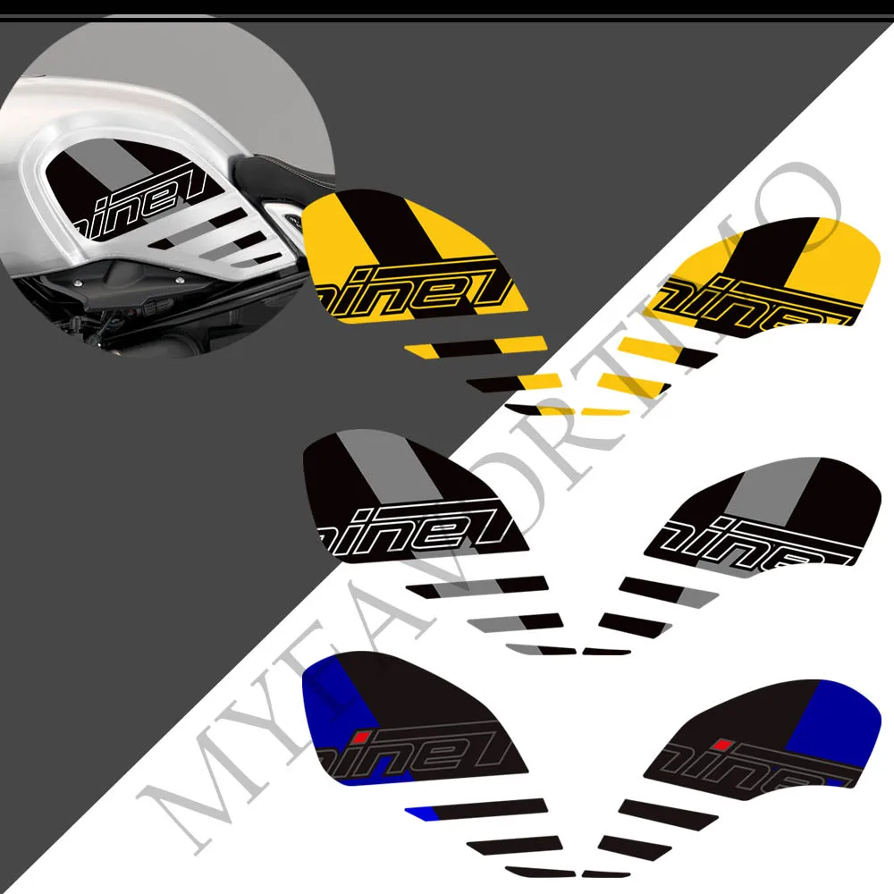 Motorcycle For BMW R NineT Nine T RnineT Protector Tank Pad Side Grips Gas Fuel Oil Kit Knee Scratch Protective Stickers Decals