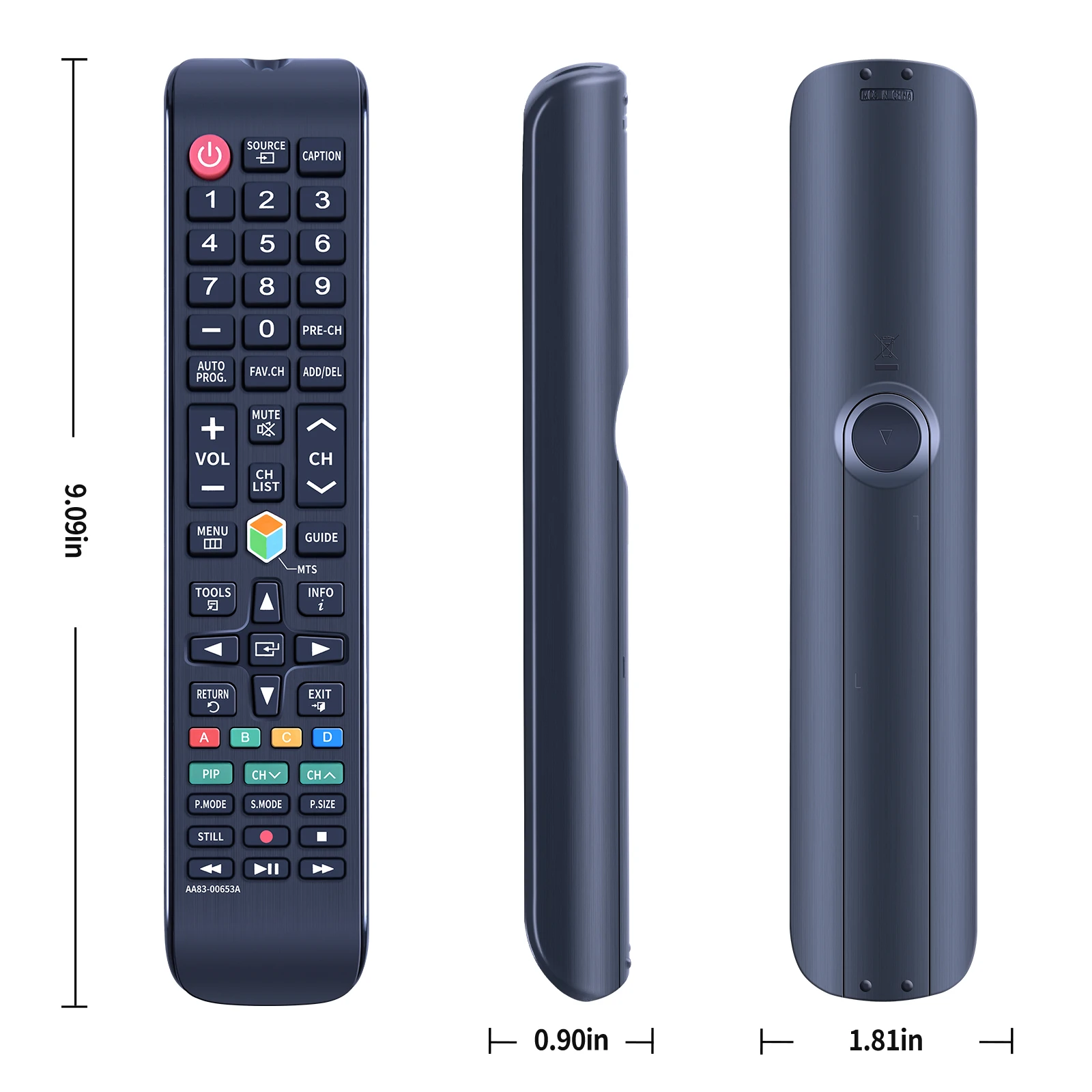 New A83-00653A Remote Control for Samsung TV TM1260 SYNCM173P AA8300653A TM1260 SYNCM173P LNS2738DX HPS4253 LNS4041DX LNS4051DX