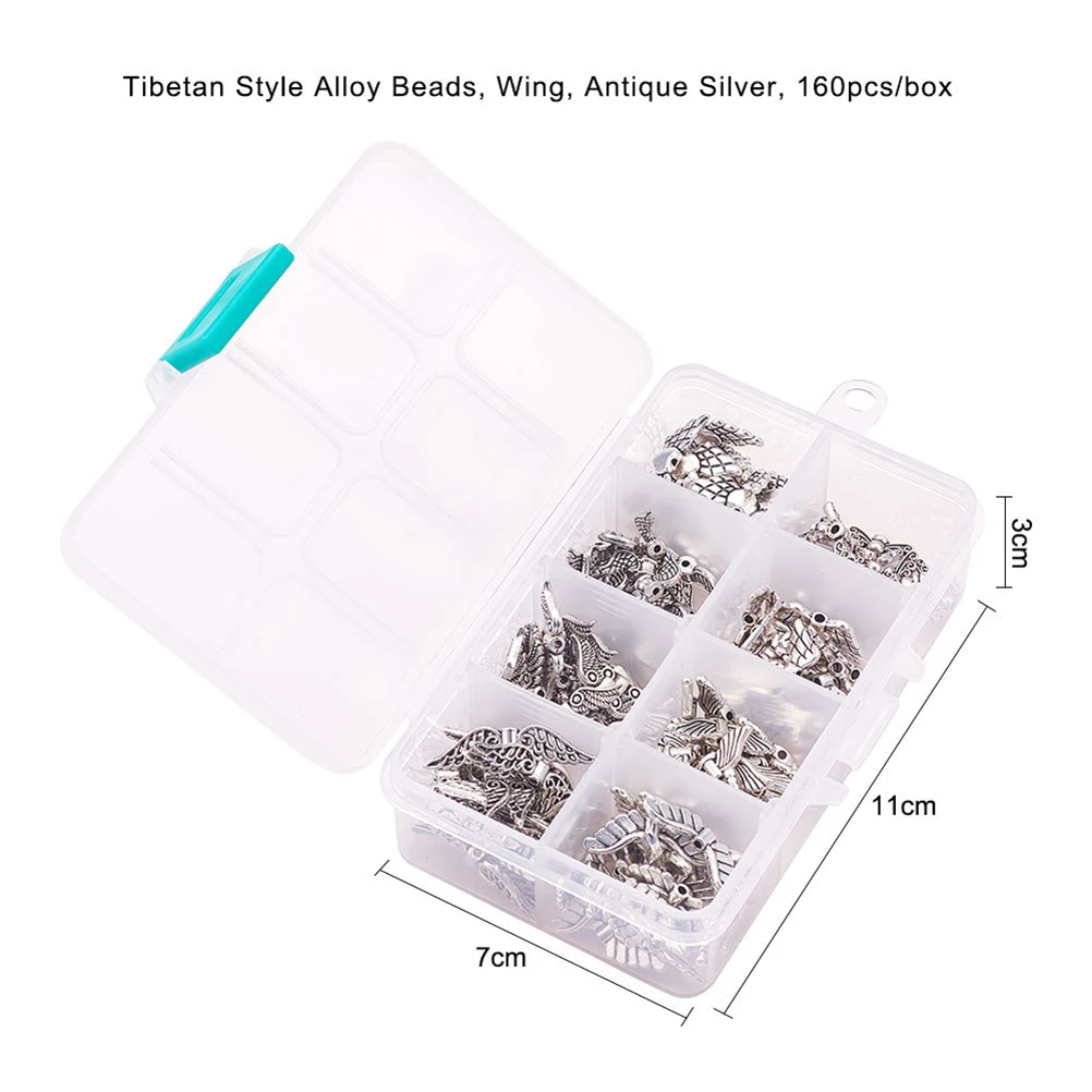 

160pcs Hidden Beads for Bracelets Necklaces DIY Jewelry Making Alloy Materials Crafts Projects Accessories