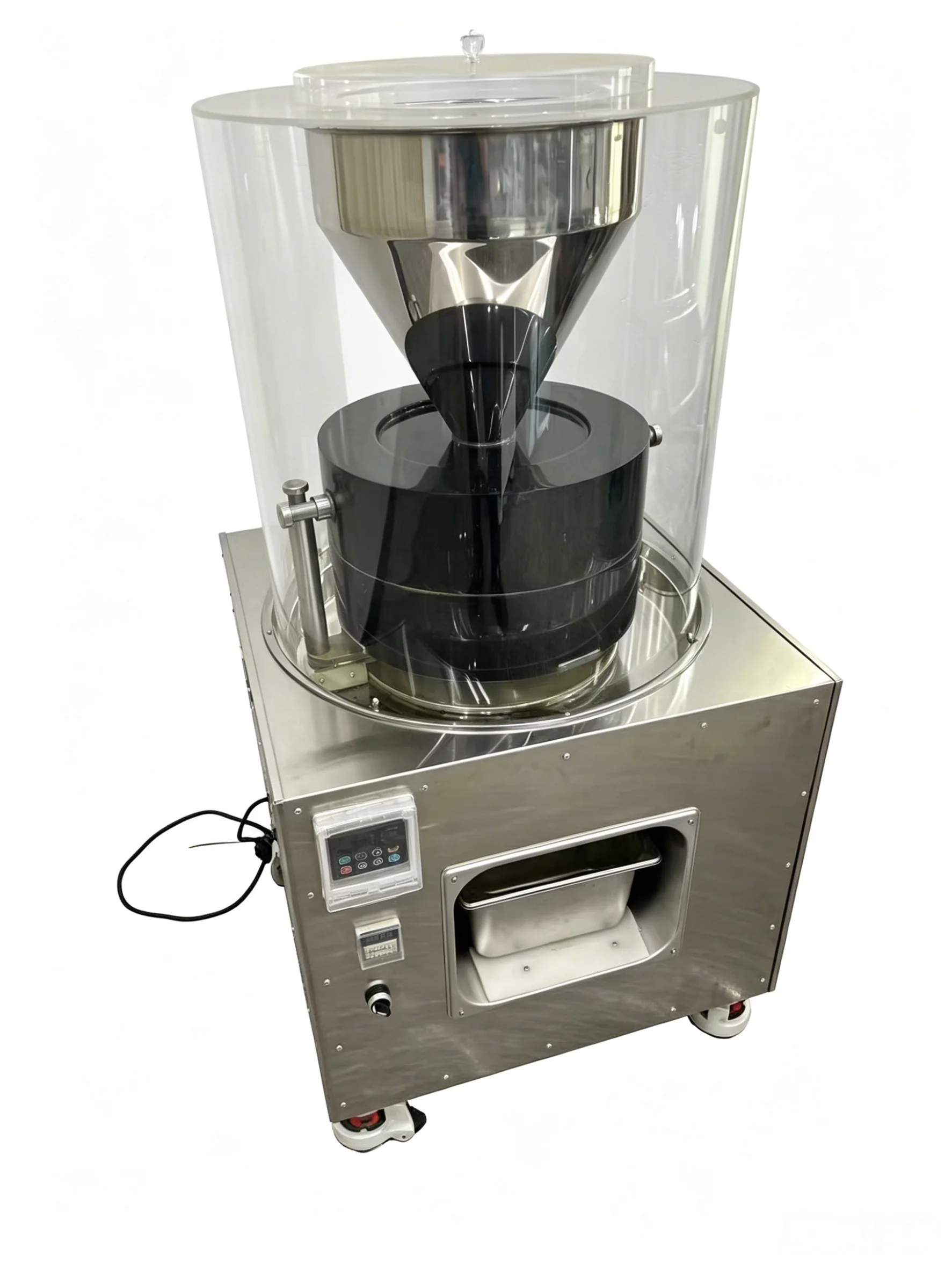 Matcha Stone Grinder For Bakery Use Commercial Grade Gearbox & Bearing Stainless Steel CE Certified 0.55KW 80g/h Capacity
