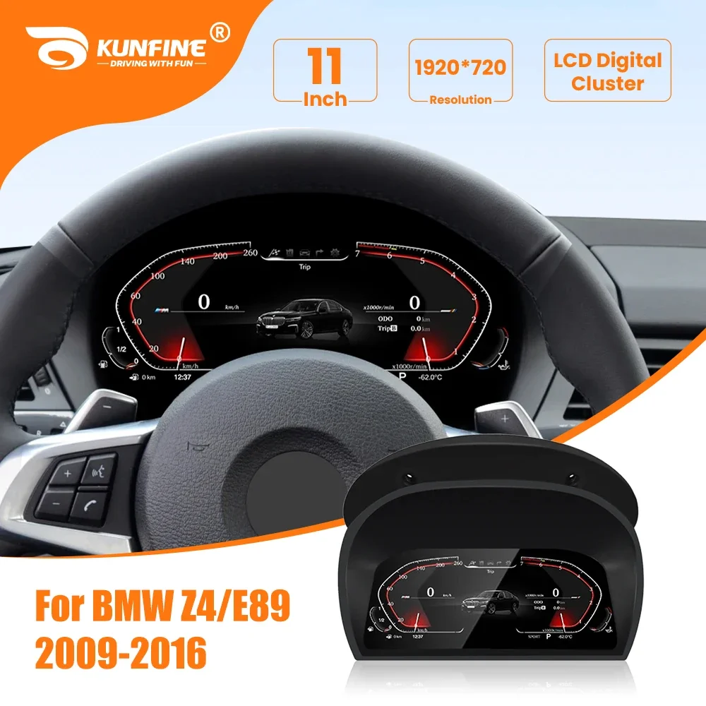 LCD Digital Instrument Cluster For BMW Z4 E89 2009-2016 Speedometer Virtual Instrument Panel Cockpit Dashboard 11Inch