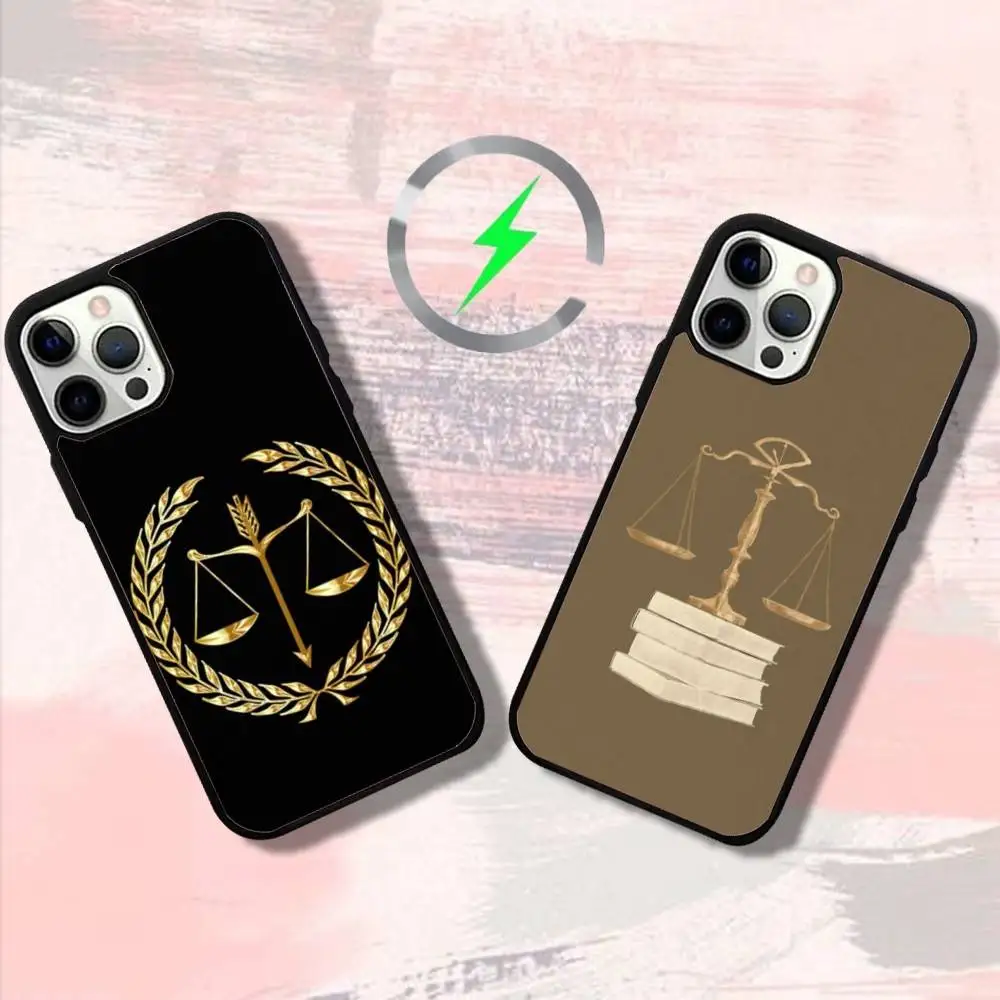 

Law Lawyers Phone Case For iPhone 17,16,15,14,13,12,11,Pro,Max,Plus,Mini,SE4,E Magnetic Magsafe Wireless Charging