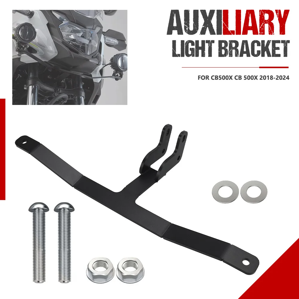 

For Honda CB500X 2018-2020-2021-2022-2023-2024 Motorcycle Accessories LED Lights Bracket Auxiliary Lights Fog Lights Bracket