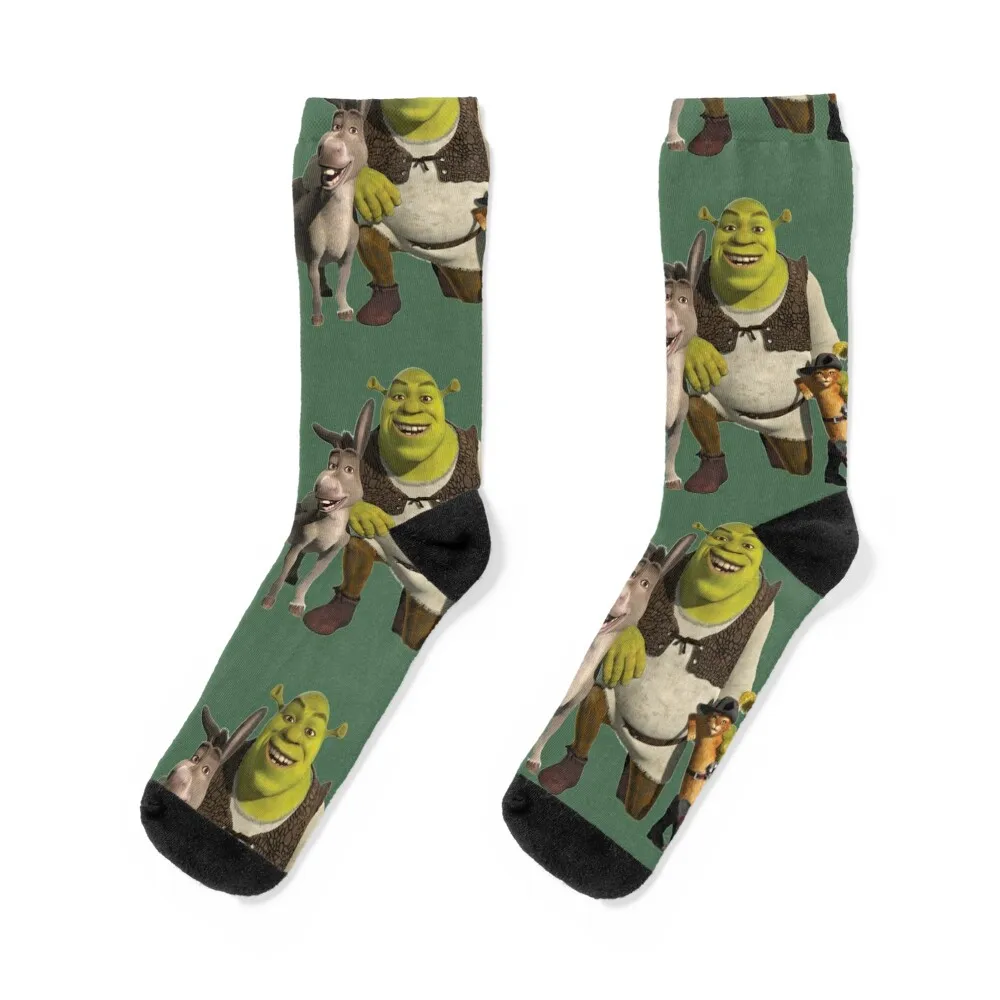 

Shrek Trio Socks christmas stocking cycling Socks Men's Women's