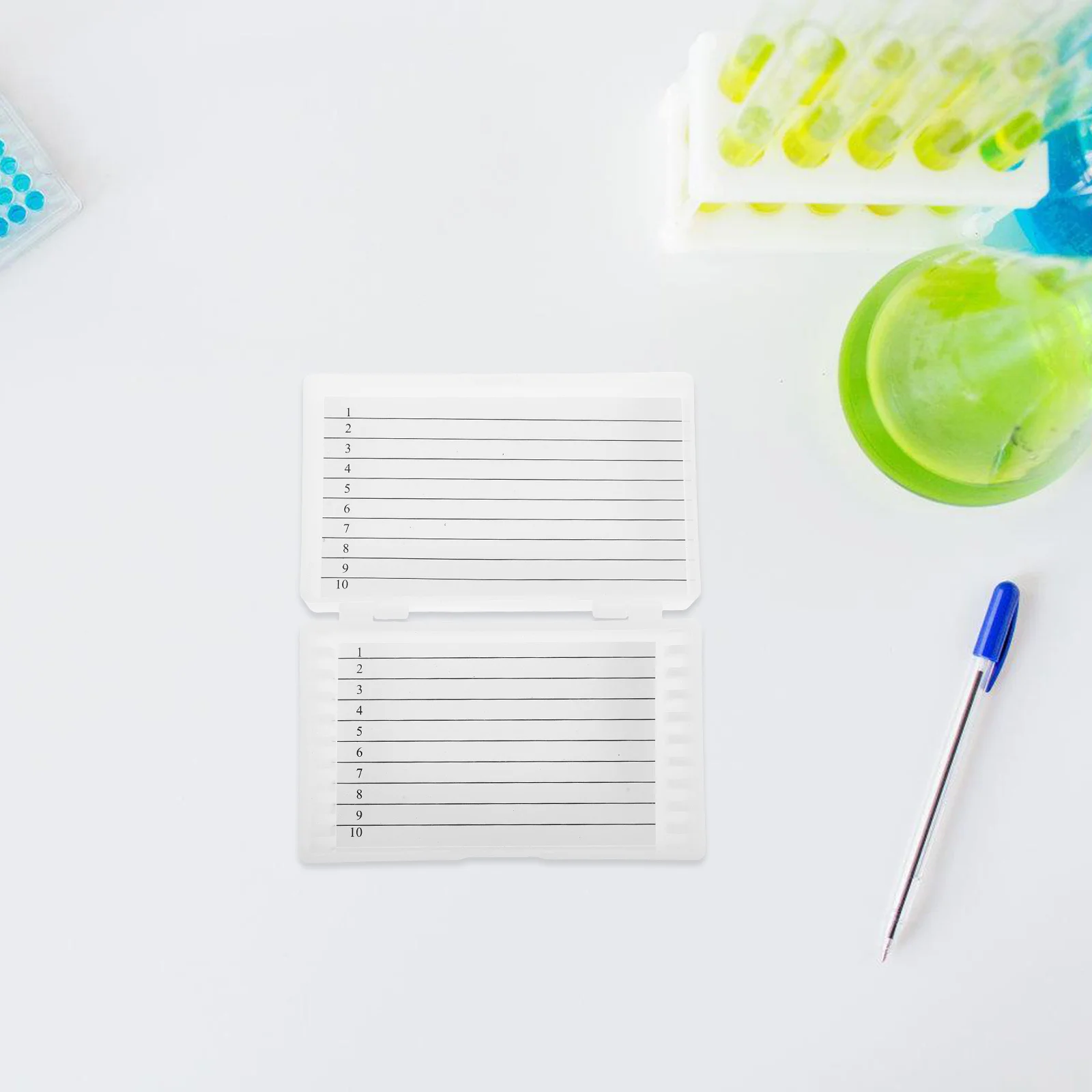 

Slide Storage Box for Pathology Heavy Duty Plastic Case Holds Multiple Microscope Slides Lab Friendly Design Slide