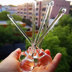 Top 20pcs/lot 30*150mm Clear Glass Raindrops Chandelier Pendants DIY Crystal Christmas Tree Hanging & Wedding Party Decoration