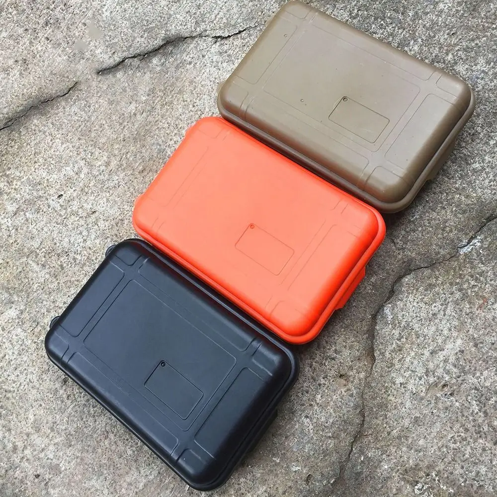 1Pcs New S/M/L Size Travel Storage Box Outdoor Plastic Survival Box Waterproof Sealed Camping Container
