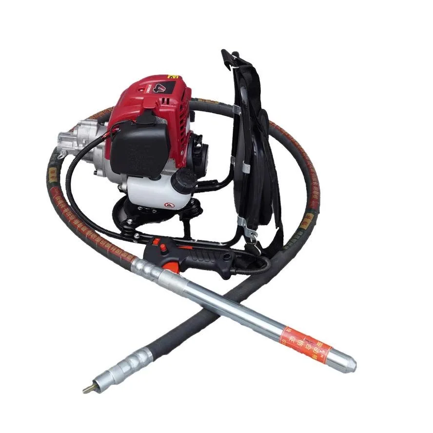 Powered Backpack Concrete Vibrator with High Vibration Frequency Engine Easy to Operate