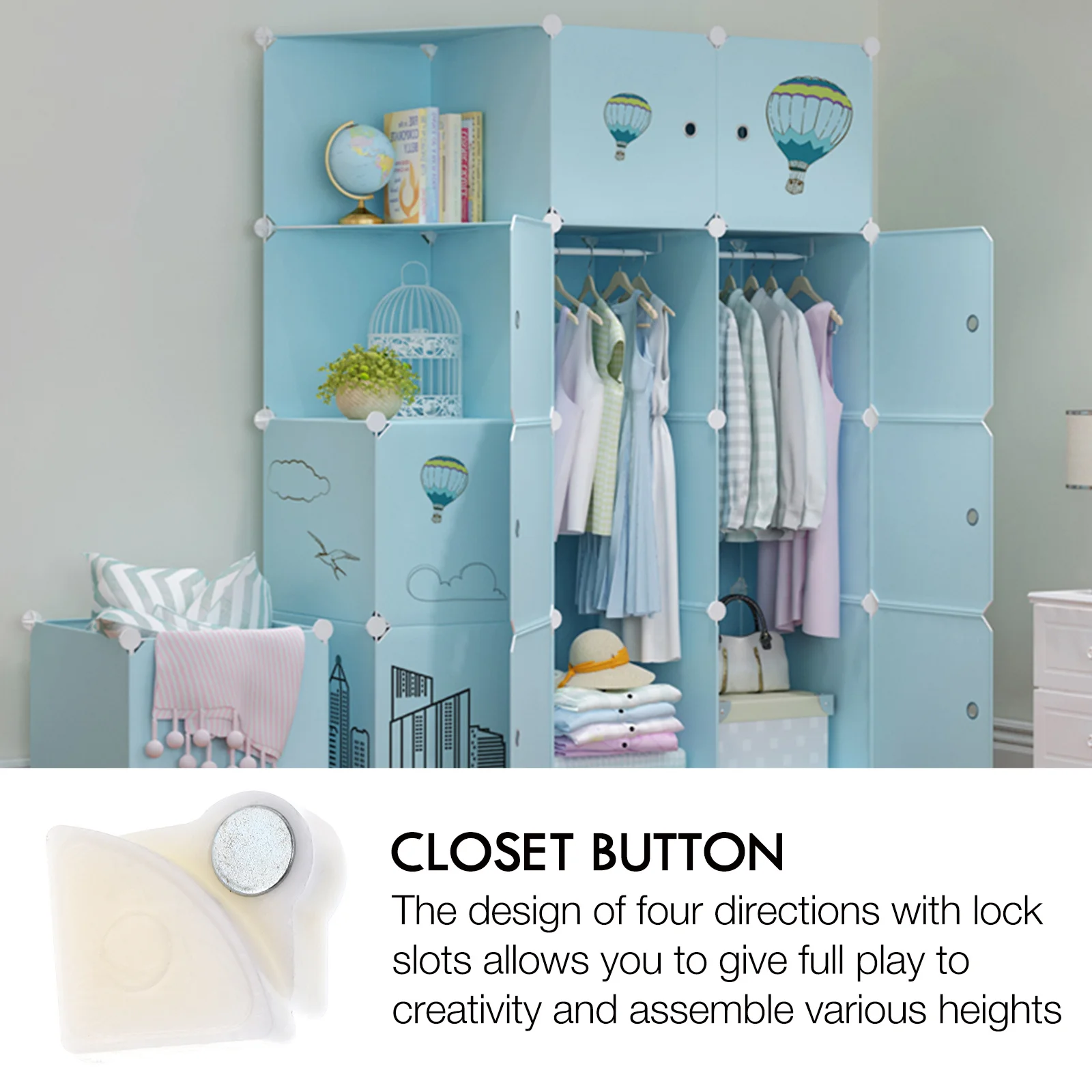 

40Pcs Plastic Buckles Fixed Buckle Wardrobe Shoe Cabinet Shelf Clips Nail Free Stain Resistant Portable PP Combination